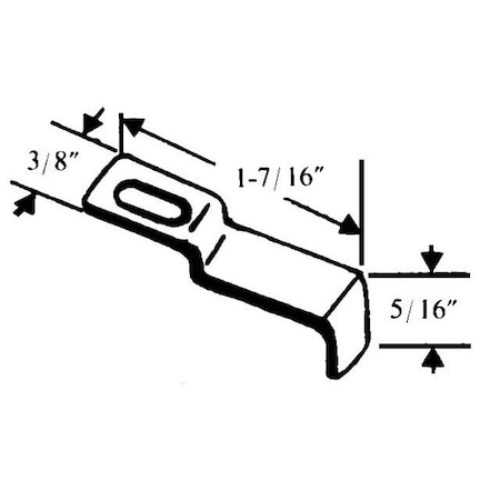 Strybuc Stretch Clip Aluminum 90-69